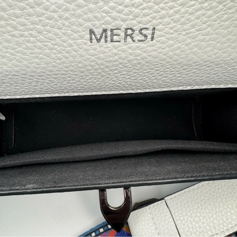 MERSI Studded Crossbody Bag, Includes Two Straps